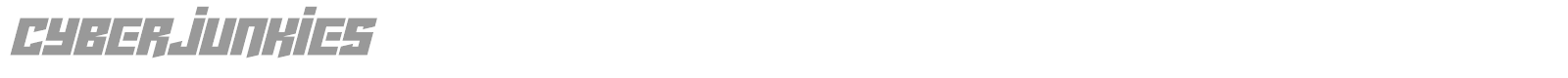 Cyberjunkies font preview